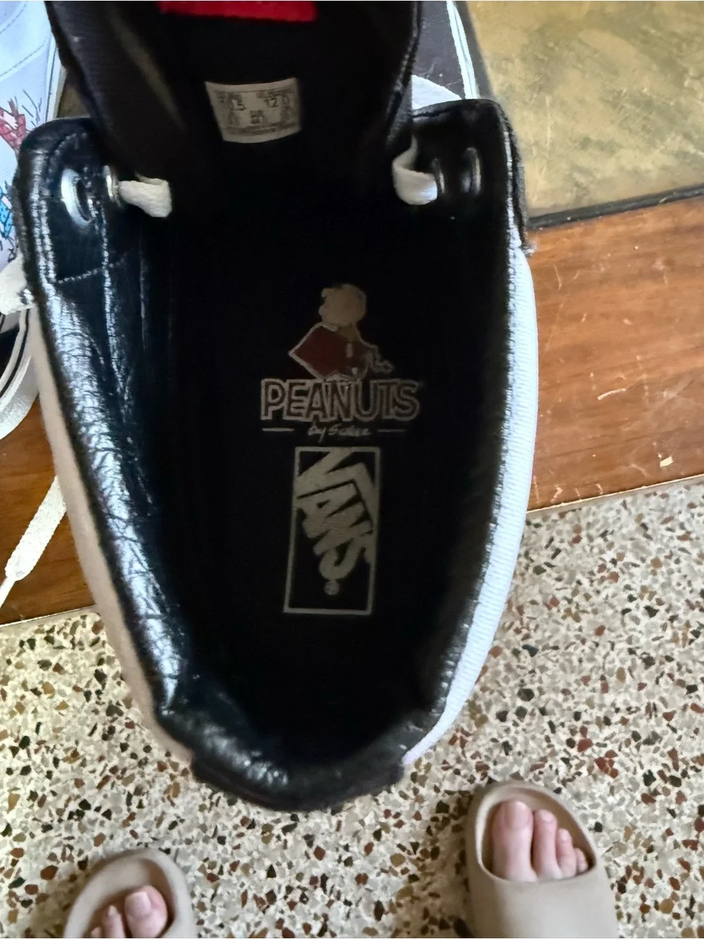 Vans x Peanuts Sk8-Hi Reissue Charlie Kite Men's Size 10.5 High Top Sneakers